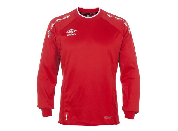 UMBRO UX-1 Trn Sweater Rød/Hvit XXL Teknisk treningsgenser 